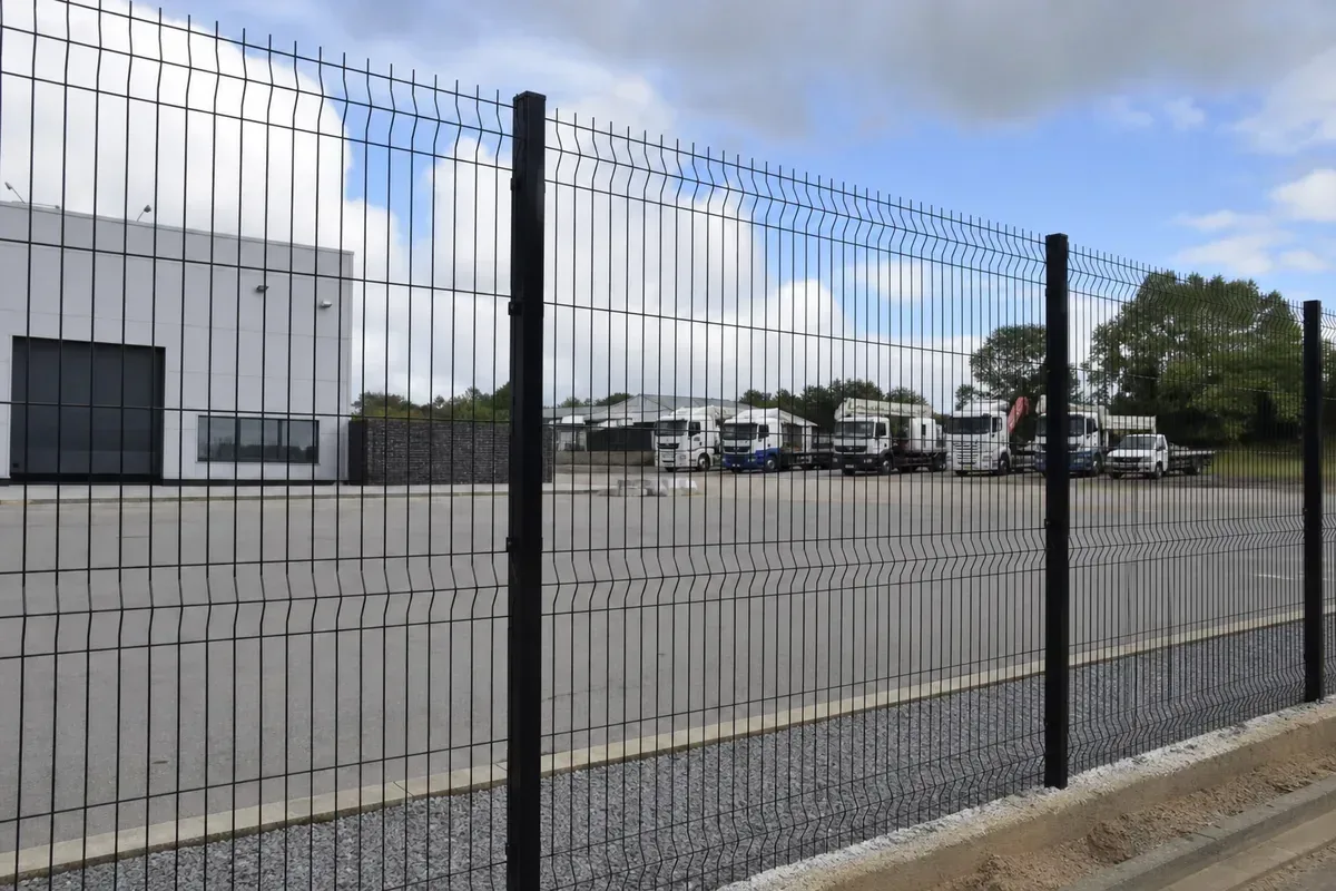 Commercial fencing installed at a Staffordshire business premises
